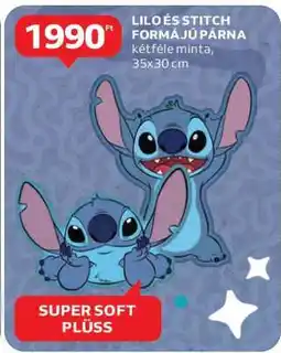 Auchan Lilo és Stitch formájú párna ajánlat