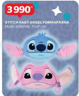 Auchan STITCH VAGY ANGEL FORMAPÁRNA ajánlat