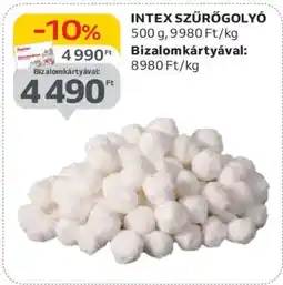 Auchan INTEX SZŰRŐGOLYÓ ajánlat