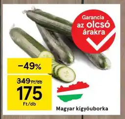 Tesco Magyar kígyóuborka ajánlat