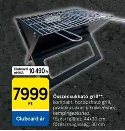 Tesco Összecsukható grill ajánlat