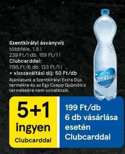 SZENTKIRÁLYI Ásványvíz