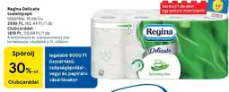 Tesco Regina Delicate toalettpapír ajánlat