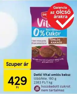 Tesco DETKI Vitál omlós keksz ajánlat