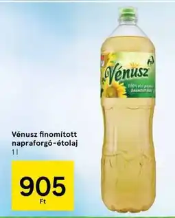 Tesco Vénusz finomított napraforgó-étolaj ajánlat