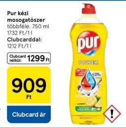Tesco Pur kézi mosogatószer ajánlat