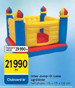 Tesco Intex Jump-O-Lene ugrálóvár ajánlat