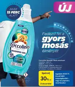 Tesco Coccolino Wonder Wash mosószer ajánlat