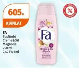 Müller Fa tusfürdő creme&oil magnolia ajánlat