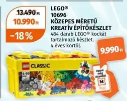 Müller Lego közepes méretű kreatív építőkészlet ajánlat