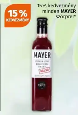 Minden Mayer szörpre!