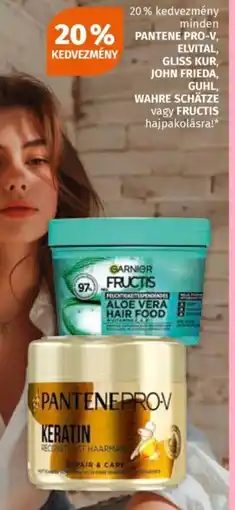 Müller Minden Pantene Pro-v, Elvital, Gliss Kur stb. hajpakolásra! ajánlat