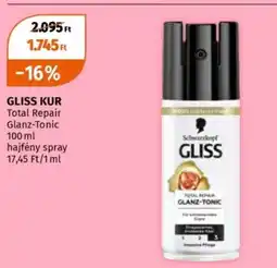 Müller Gliss Kur total repair glanz-tonic ajánlat