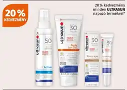 Müller Minden Ultrasun napozó termékre! ajánlat