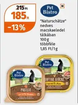 Müller Pet bistro "naturschätze" nedves macskaeledel tálkában ajánlat