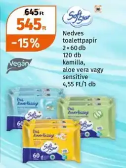 SoftStar Nedves toalettpapír