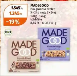Müller Madegood bio granola szelet ajánlat