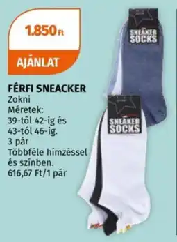 Müller Férfi sneacker zokni ajánlat