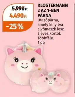 Müller Klostermann 2 az 1-ben párna ajánlat