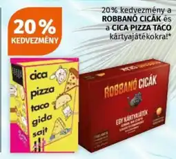 Minden a Robbanó Cicák és a Cica Pizza Taco kártyajátékokra!