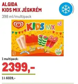 Metro Algida kids mix jégkrém ajánlat