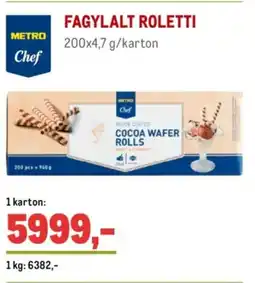 Metro Fagylalt roletti ajánlat