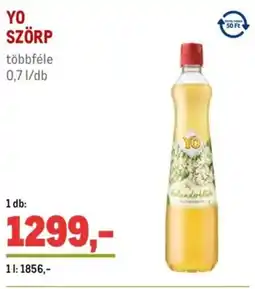 Metro Yo szörp ajánlat
