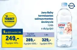 Metro Jana Baby természetes szénsavmentes ásványvíz ajánlat
