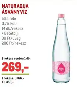 Metro Naturaqua ásványvíz ajánlat