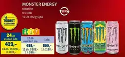 Metro Monster energy ajánlat