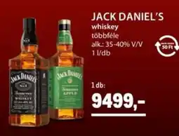 Metro Jack Daniel's whiskey ajánlat