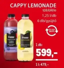 Metro Cappy lemonade ajánlat
