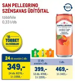 Metro San pellegrino szénsavas üdítőital ajánlat