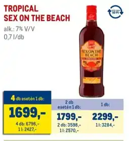 Metro Tropical sex on the beach ajánlat