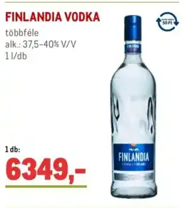 Metro Finlandia vodka ajánlat