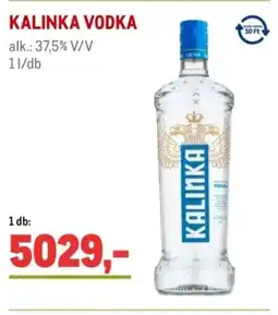 Metro Kalinka vodka ajánlat