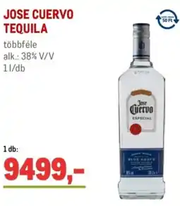 Metro Jose cuervo tequila ajánlat