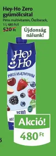 EcoFamily Hey-Ho Zero gyümölcsital ajánlat
