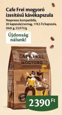 EcoFamily Cafe Frei mogyoró ízesítésű kávékapszula ajánlat