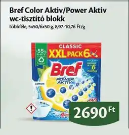 EcoFamily Bref Color Aktiv/Power Aktiv wc-tisztító blokk ajánlat