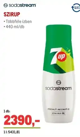 Metro Sodastream szirup ajánlat