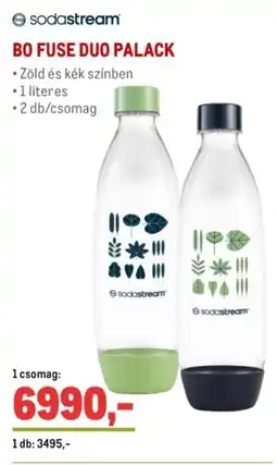 Metro Sodastream bo fuse duo palack ajánlat