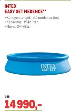 Metro Intex easy set medence ajánlat