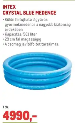 Metro Intex crystal blue medence ajánlat