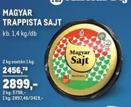 Metro Magyar trappista sajt ajánlat