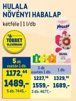 Metro Hulala növényi habalap ajánlat