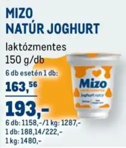 Metro Mizo natúr joghurt ajánlat