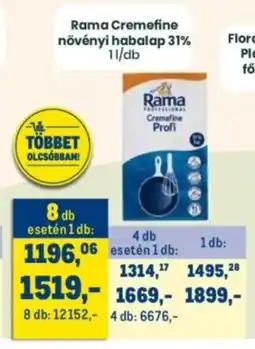 Metro Rama Cremefine növényi habalap 31% ajánlat