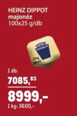 Metro Heinz dippot majonéz ajánlat