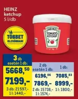 Metro Heinz ketchup ajánlat